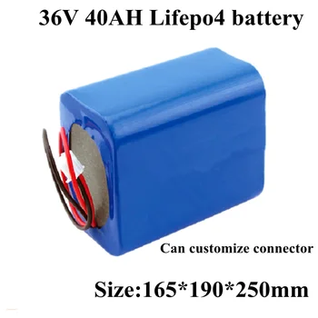 Lifepo4 Baterija 36v 40ah Didelės Talpos Baterija Fo Galios Vežimėlio Elektrinis Triratis Žvejybos Valtis Cargador Bateria 36v