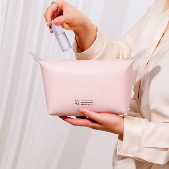 2023 Karšto Pardavimo PU atsparus vandeniui gražių moterų mados didelės talpos nešiojamas kosmetikos krepšys tualeto reikmenys saugojimo krepšys kosmetikos krepšys dovanų