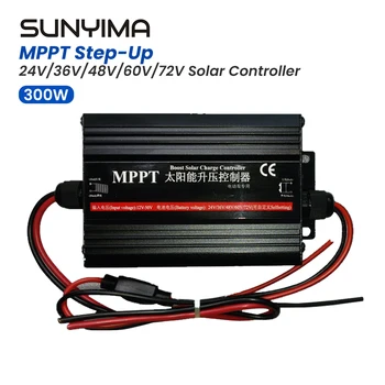 1pcs SUNYIMA (pastaba neutralus etiketę), 300W-MPPT padidinti 24V/36V/48V/60V/72 saulės valdytojas-lzj